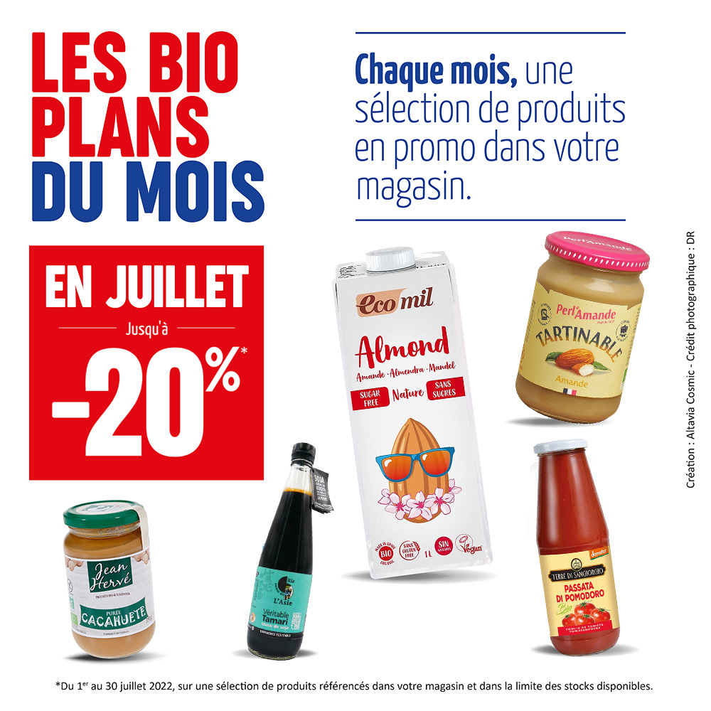 Les bio plans du mois de Juillet Les bio plans du mois de Juillet