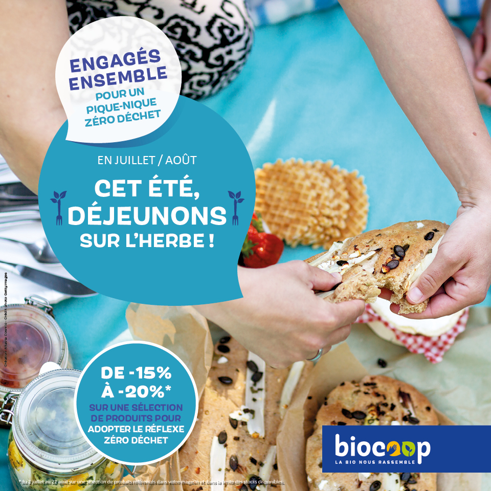 Cet été, déjeunons sur l'herbe pour un pique-nique zéro déchet ! Cet été, déjeunons sur l'herbe pour un pique-nique zéro déchet !